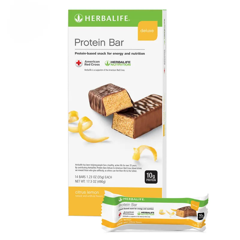 Herbalife Protein Bar Deluxe | High-Protein Snack (14 Bars per Box)