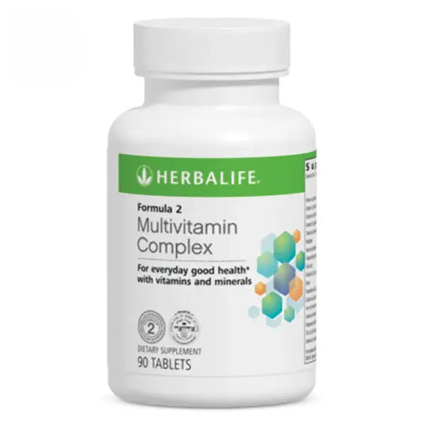 Herbalife Formula 2 Multivitamin Complex | Daily Immune & Bone Support (90 Tablets)