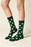 Dark Green Clover Print St. Patrick’s Day Tube Socks