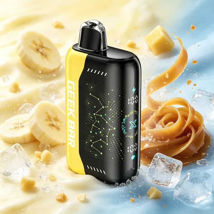 Banana Taffy Freeze,Geek-Bar Single 25K